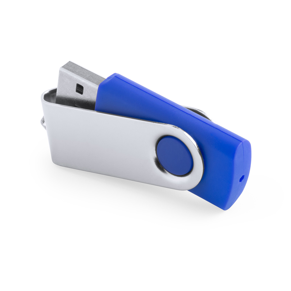 USB Memory Rebik 16GB - bedrukt of onbedrukt verkrijgbaar - AZUL