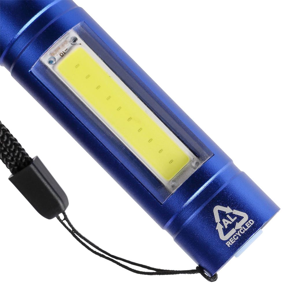Gerecycled aluminium COB-zaklamp Sami