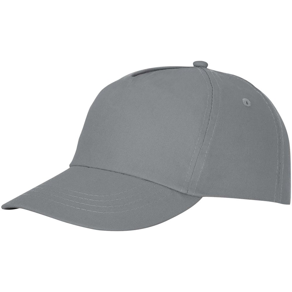 Feniks 5 panel cap - met logo of onbedrukt bestellen - grijs