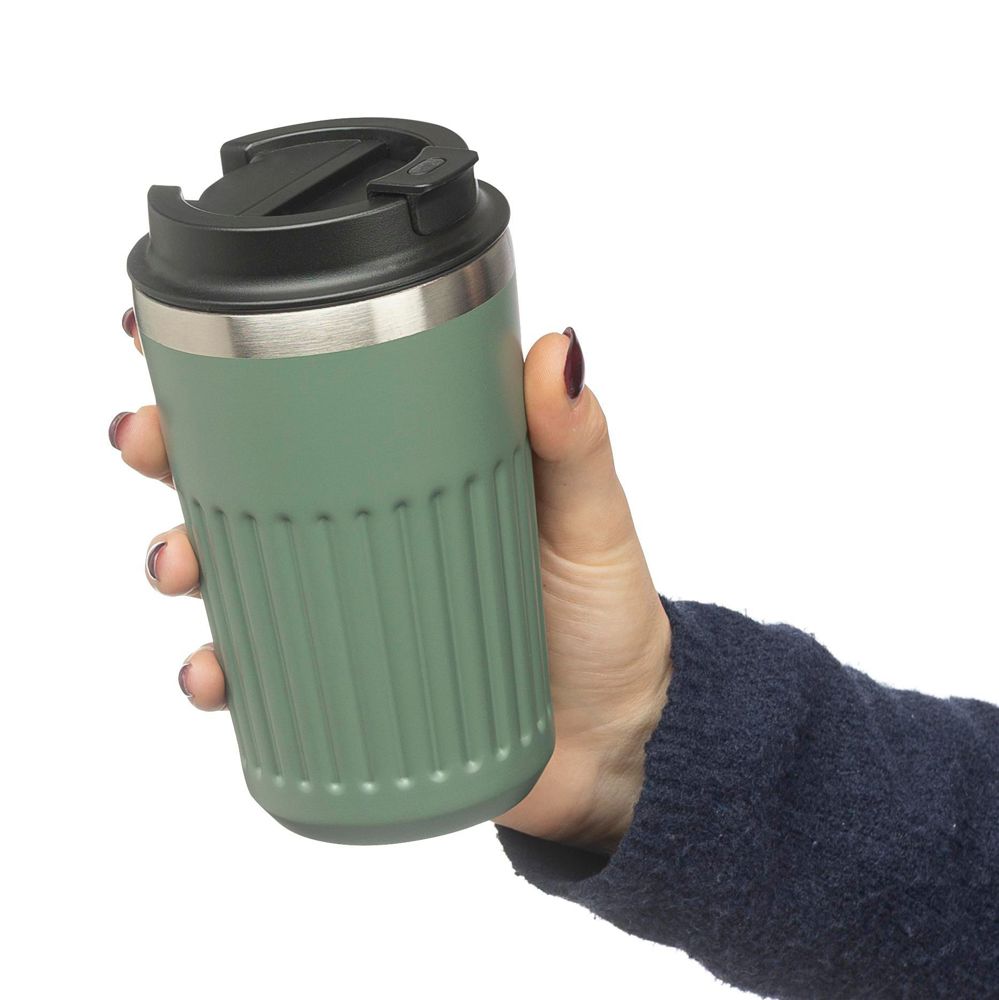 Gerecyclede roestvrijstalen reismok (400 ml) Chiara