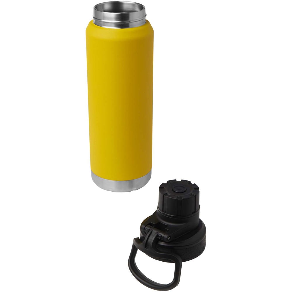 Fortis 700 ml RCS-gecertificeerde waterfles van gerecycled roestvrij staal met koperen vacuümisolatie (geschikt voor koolzuur