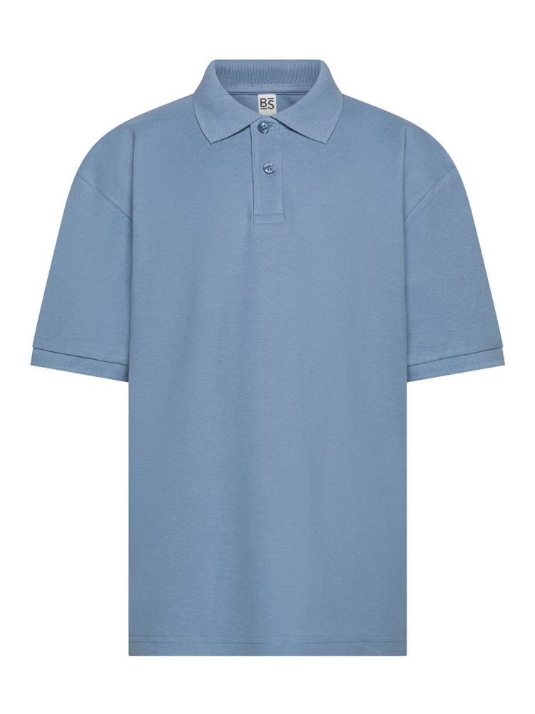 BS Evolution kids polo, 180 gr/m² - kopen of bedrukken - Middenblauw (PMS 2157C)