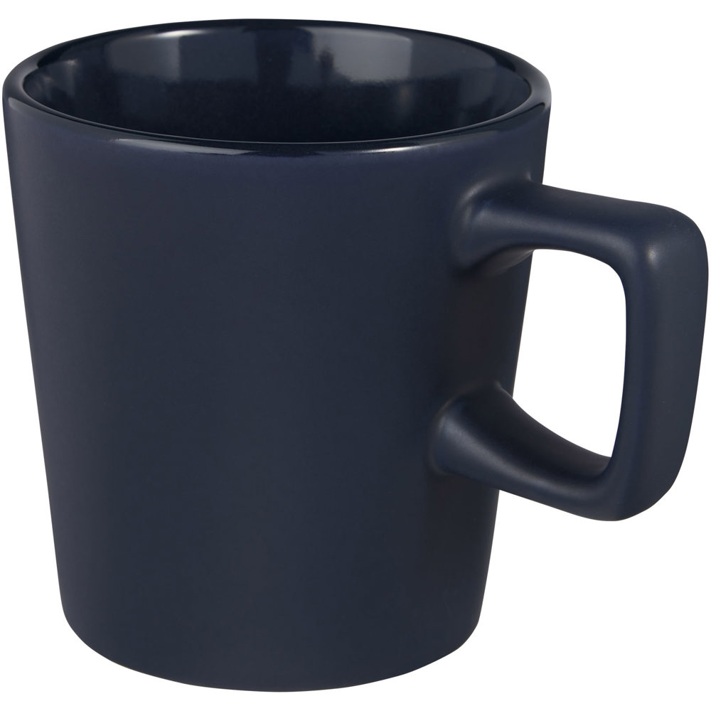 Ross 280 ml keramische mok - met logo of onbedrukt bestellen - Marineblauw