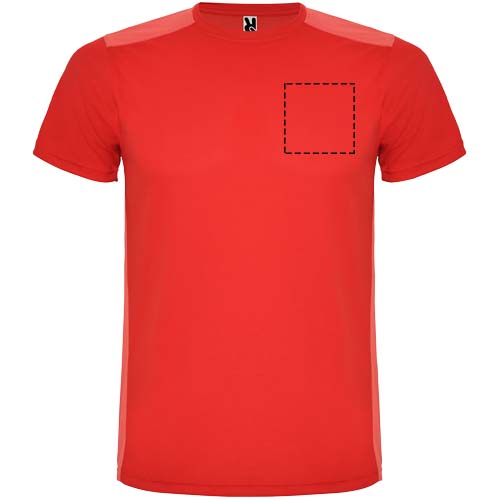Detroit 130 g/m² sportshirt met korte mouwen voor kinderen