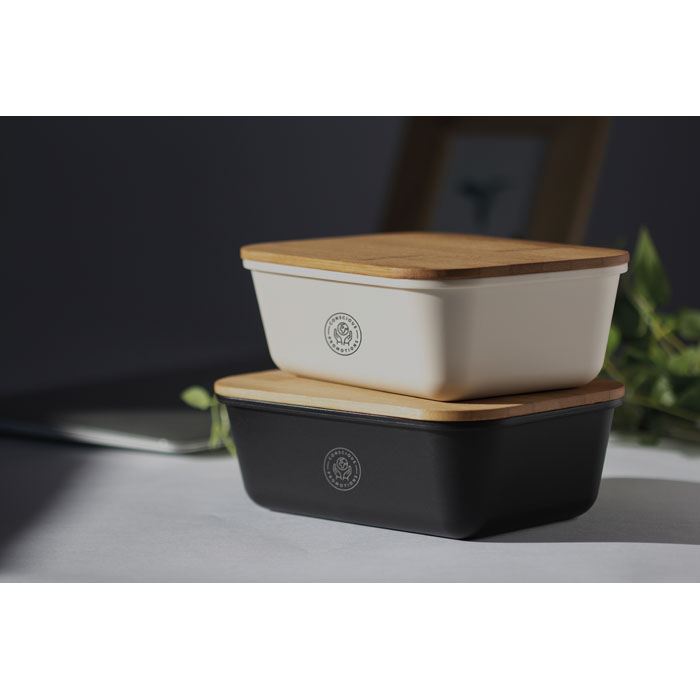 THURSDAY - Lunchbox PP bamboe deksel 1L - met logo of onbedrukt bestellen