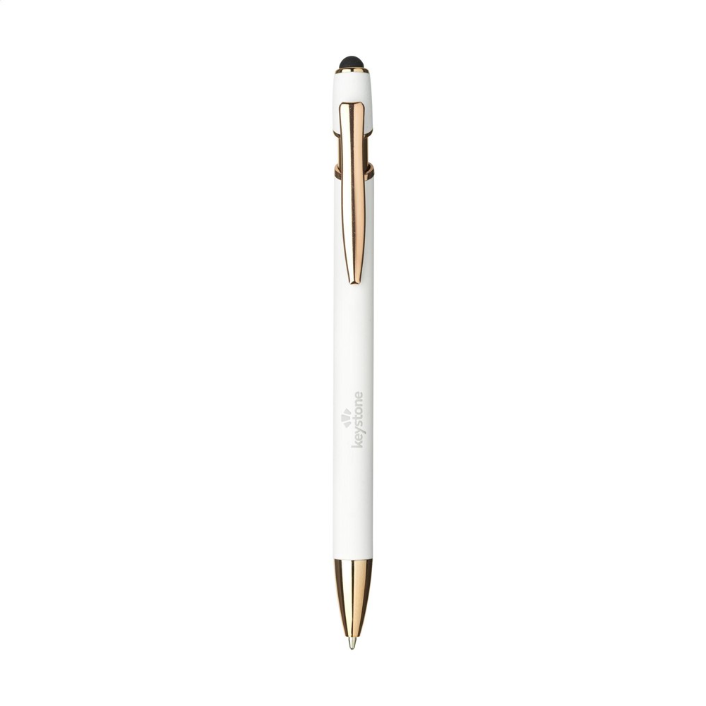 Luca Copper Stylus RCS Recycled Alu SoftTouch - wit