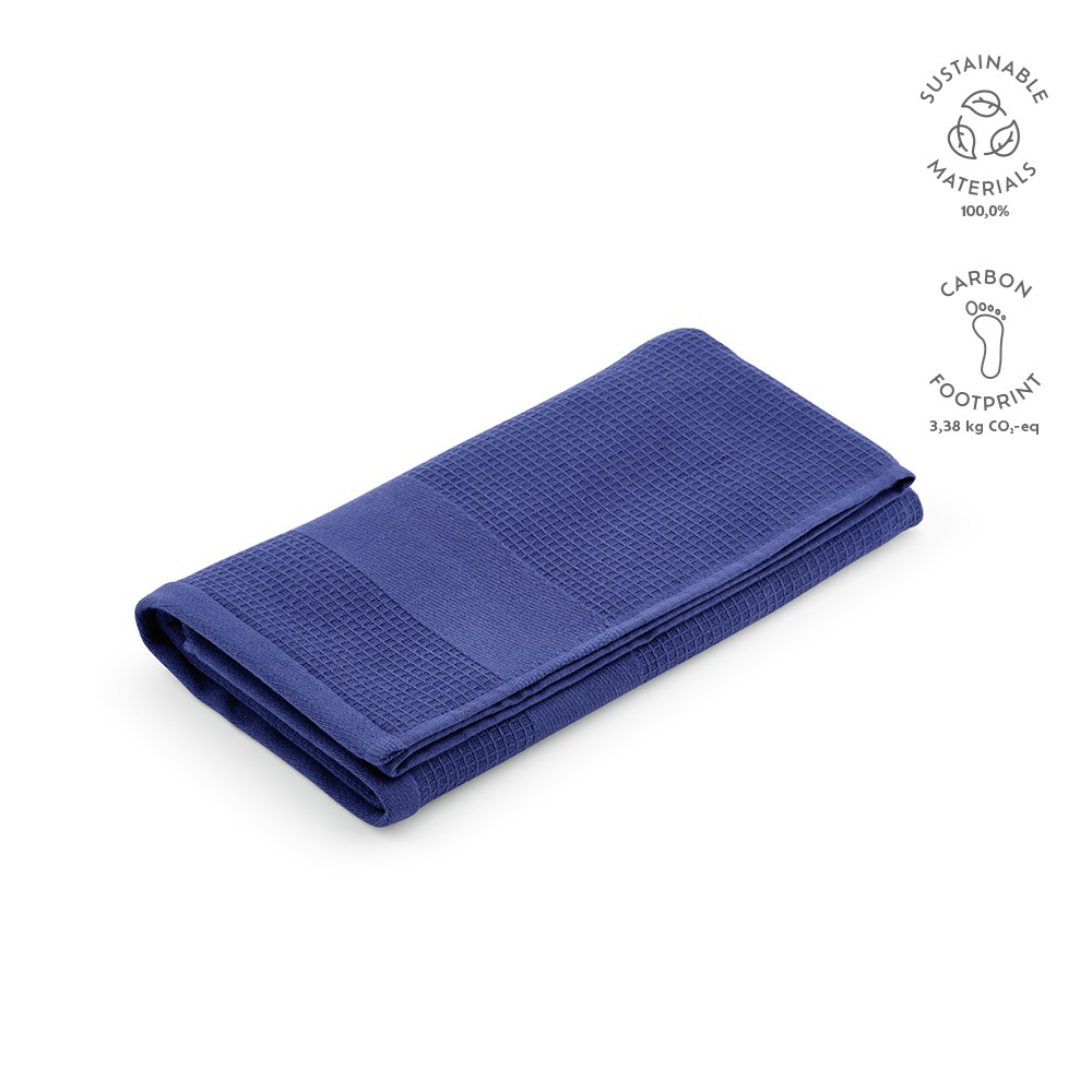Boticelli M Handdoek Gerecycled Katoen 500 grams EU - bedrukt of onbedrukt verkrijgbaar - Marineblauw