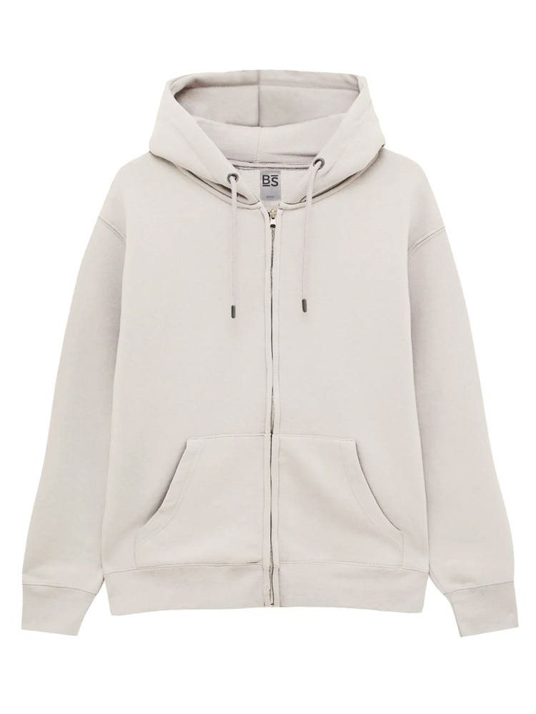 BS Vega full zip hoodie, 280 gr/m² - bedrukt of onbedrukt verkrijgbaar - Gebroken wit (12-0304 TPG)