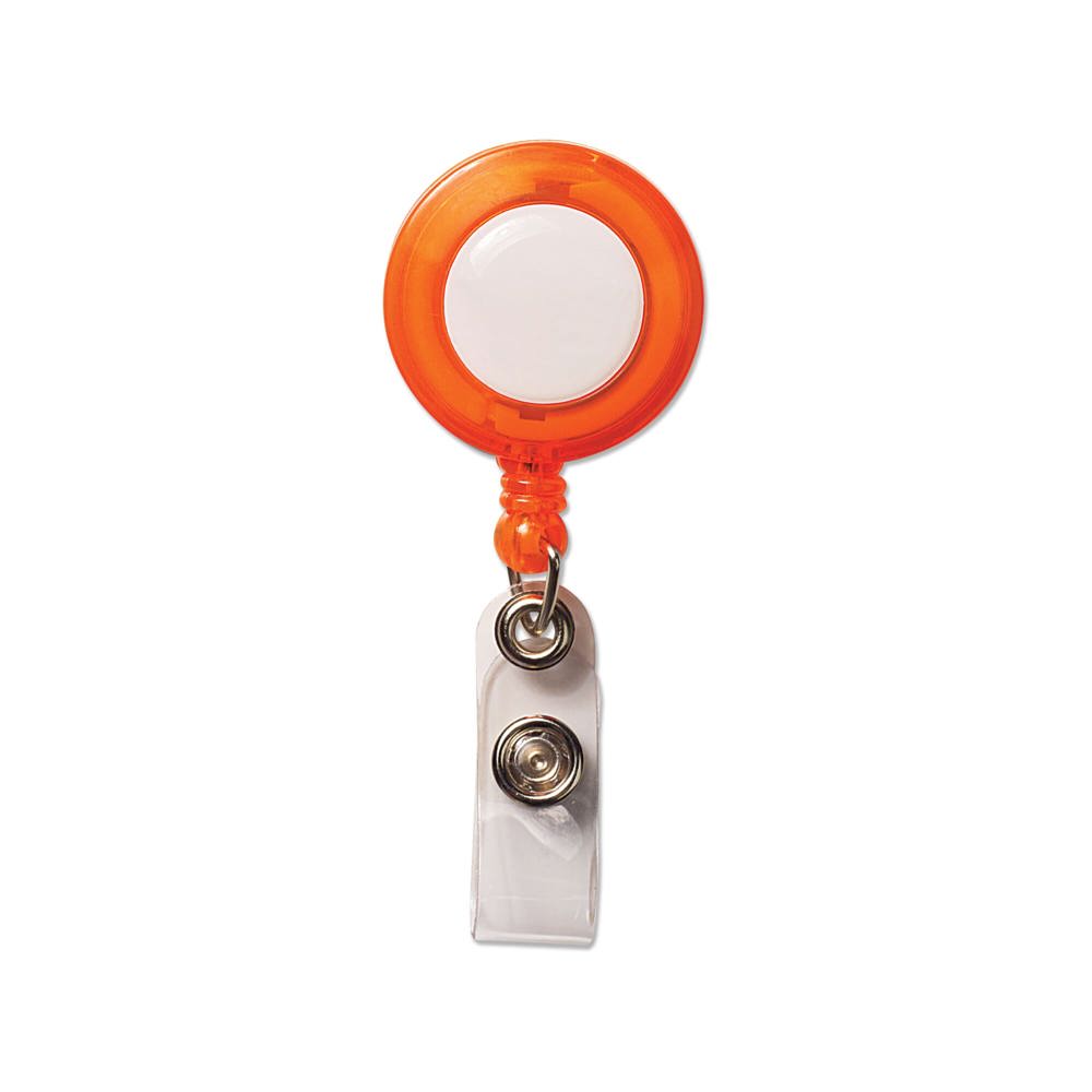 Kaarthouder - voor bedrijven en relatiegeschenken - Transparant / Oranje