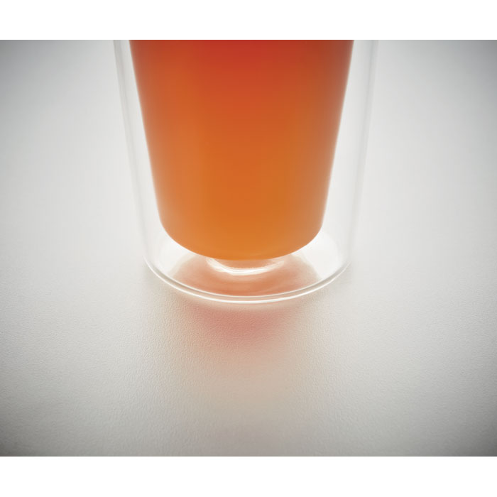 BIELO TUMBLER - Dubbelwandig glas met deksel