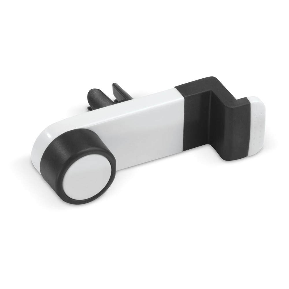 Smartphonehouder auto - met logo of onbedrukt bestellen - Wit / Zwart