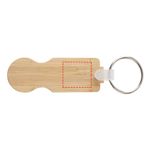 Ronan bamboe trolley sleutelhanger