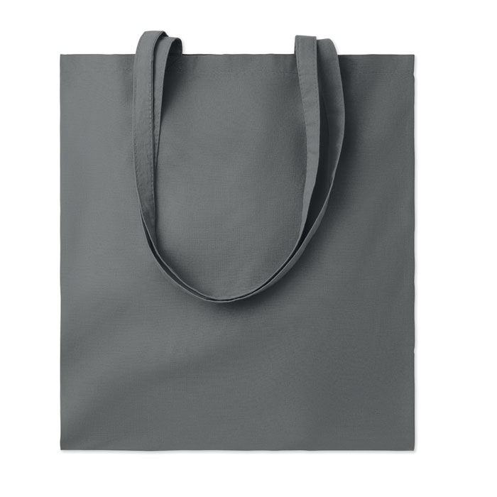 COTTONEL COLOUR + - Katoenen boodschappentas - kopen of bedrukken - Steengrijs