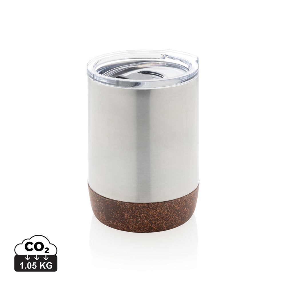 RCS gerecycled roestvrijstalen koffiebeker met kurk