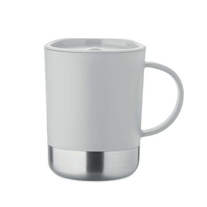 BEAKER - Enkelwandige mok 300ml - voor bedrijven en relatiegeschenken - Grijs