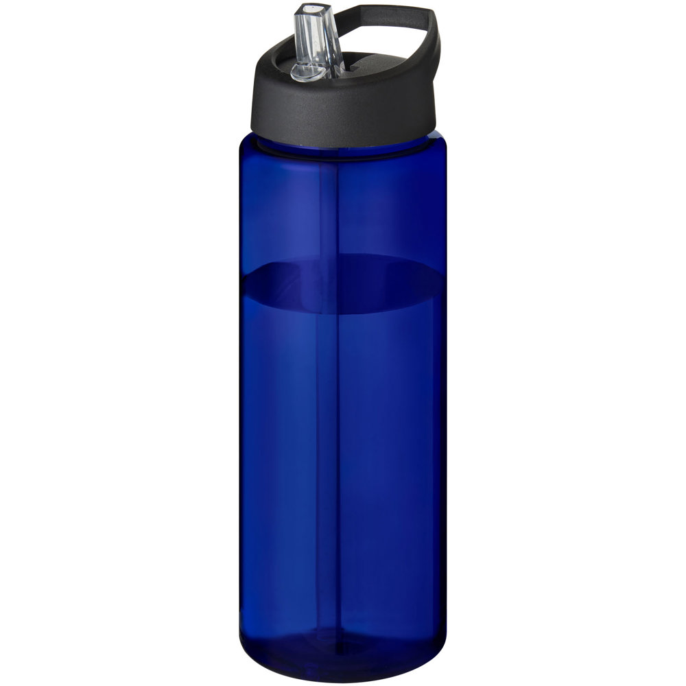 H2O Active® Eco Vibe 850 ml drinkfles met tuitdeksel - met logo of onbedrukt bestellen - Blauw, Zwart