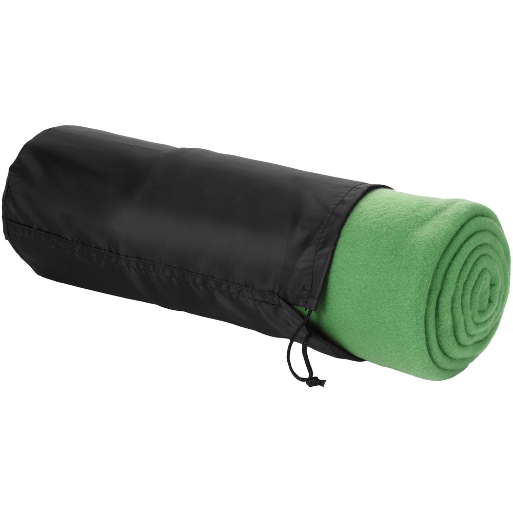 Huggy fleecedeken met hoes 150x120 cm - kopen of bedrukken - Groen