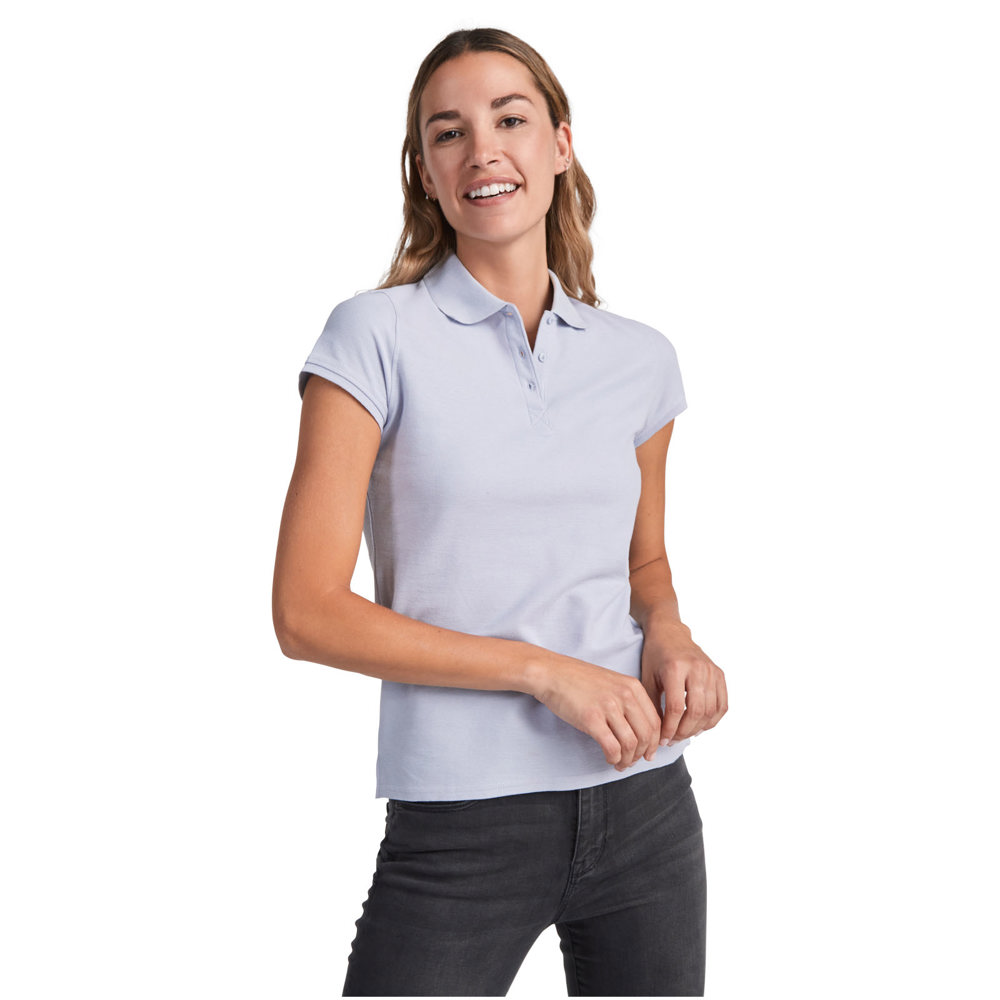 Star 200 g/m² damespolo met korte mouwen