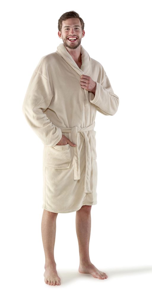 Fleece (210 gr/m²) badjas Derek