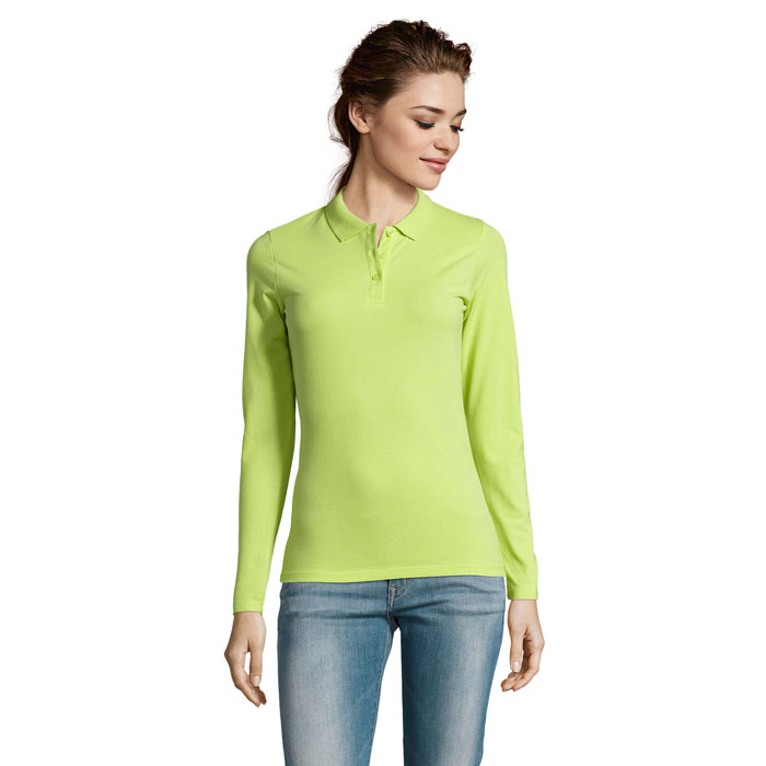 PERFECT LSL WOMEN - PERFECT LSL DAMES POLO 180 - voor bedrijven en relatiegeschenken - Apple Green