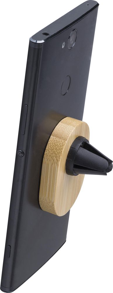Bamboe telefoonhouder Larry - kopen of bedrukken