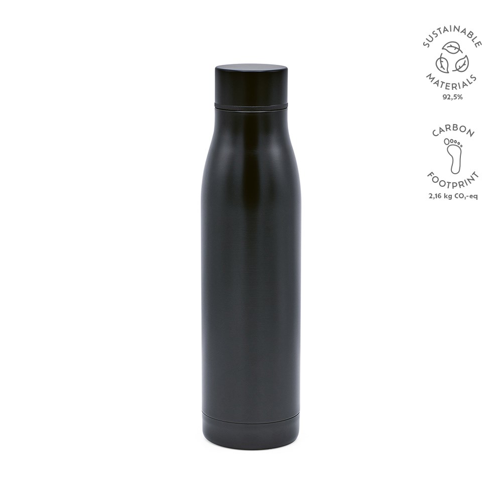Acuara fles gerecycled roestvrij staal 630 ml - bedrukt of onbedrukt verkrijgbaar
