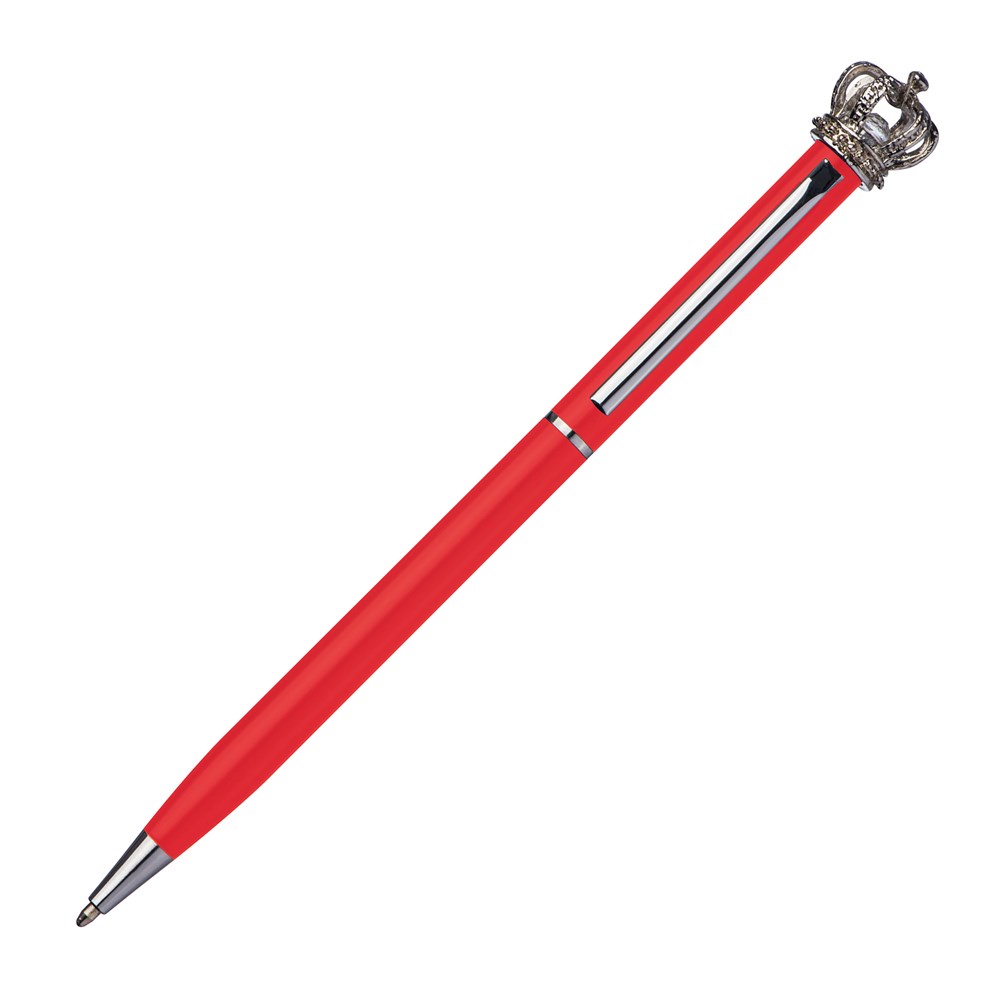 Metalen balpen met koninklijke allure