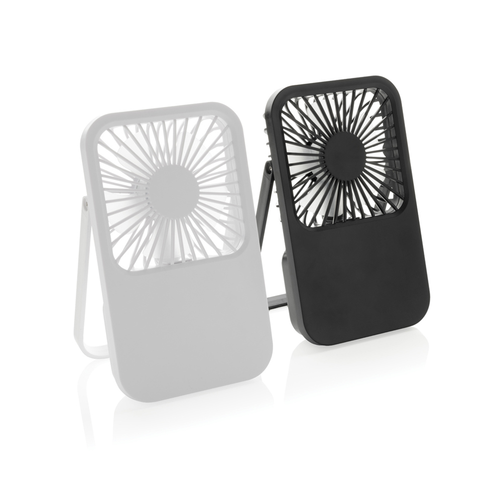 Aervina RCS rplastic herlaadbare bureauventilator - voor bedrijven en relatiegeschenken