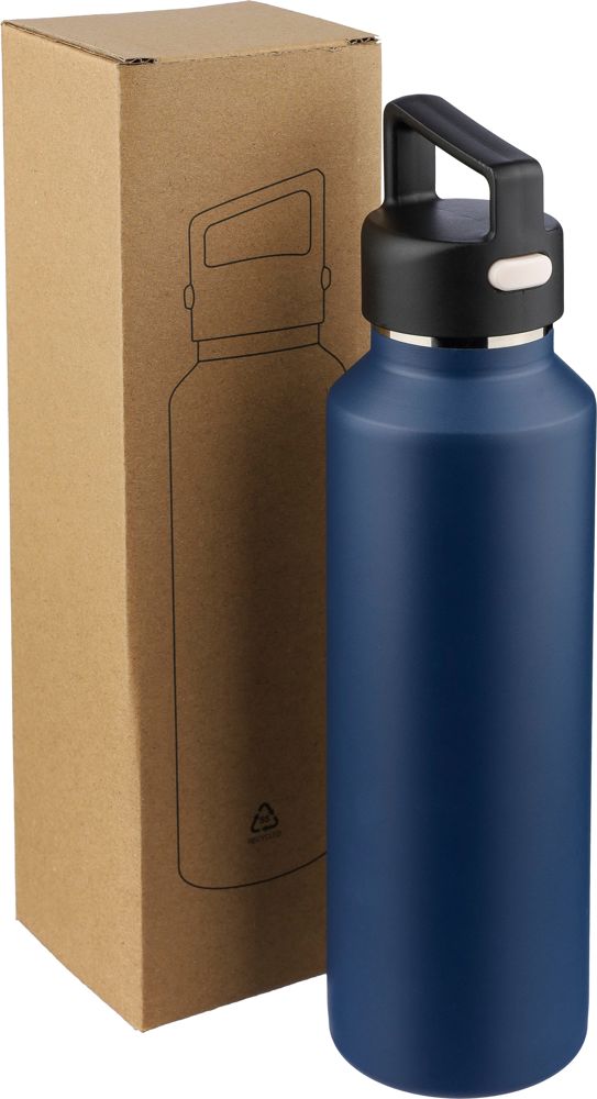 Gerecyclede roestvrijstalen dubbelwandige fles (600 ml) Mace