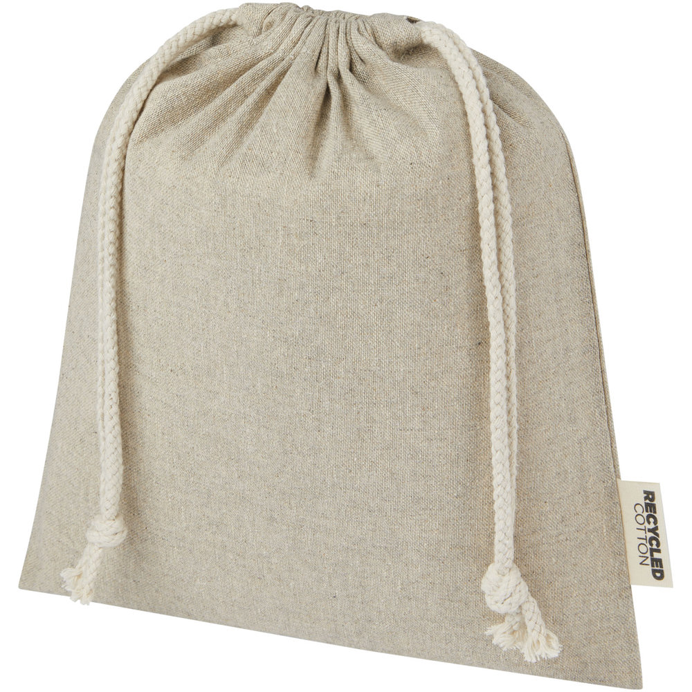 Pheebs geschenktas van 150 g/m² GRS gerecycled katoen, medium, 1,5 l - bedrukt of onbedrukt verkrijgbaar