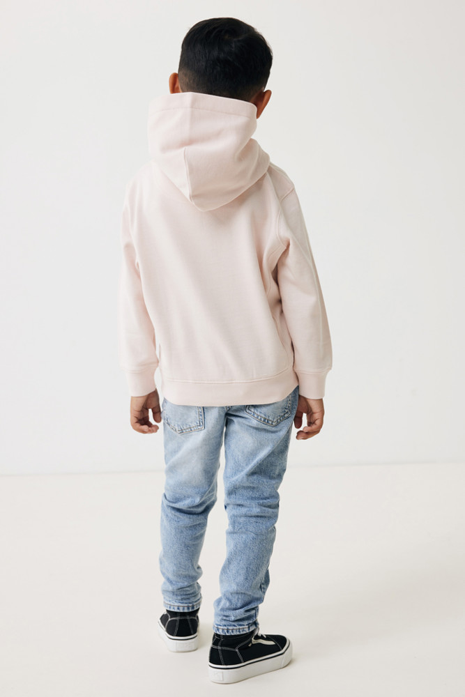 IQONIQ Yengo kids recycled katoen hoodie met steekzakken