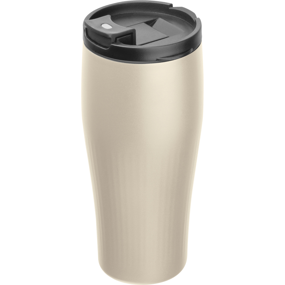 Vacuüm-roestvrijstalen drinkbeker, 500 ml - Beige