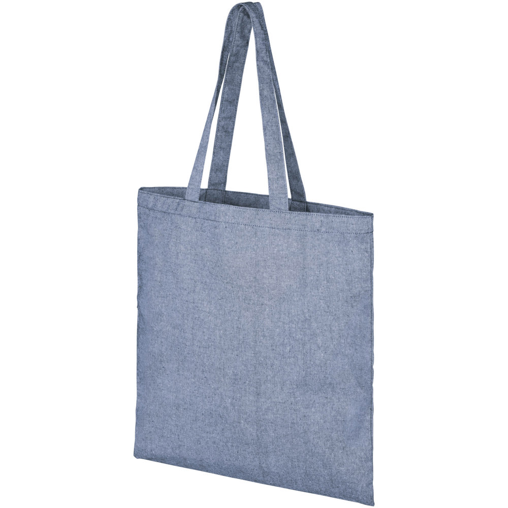 Pheebs 210 g/m² gerecycled draagtas 7L - bedrukt of onbedrukt verkrijgbaar - Gemêleerd blauw