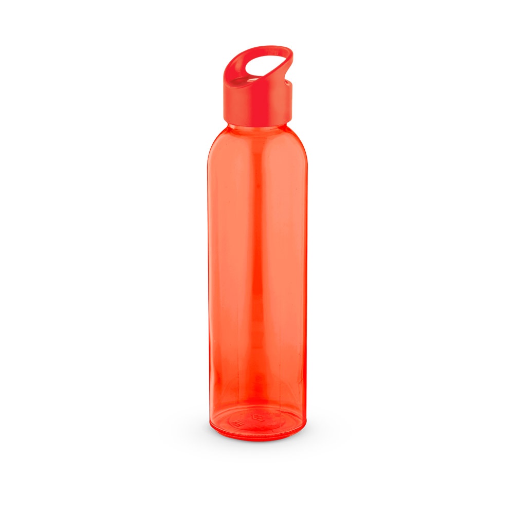 PORTIS GLASS. Glazen fles met PP dop 500 mL - kopen of bedrukken - Rood