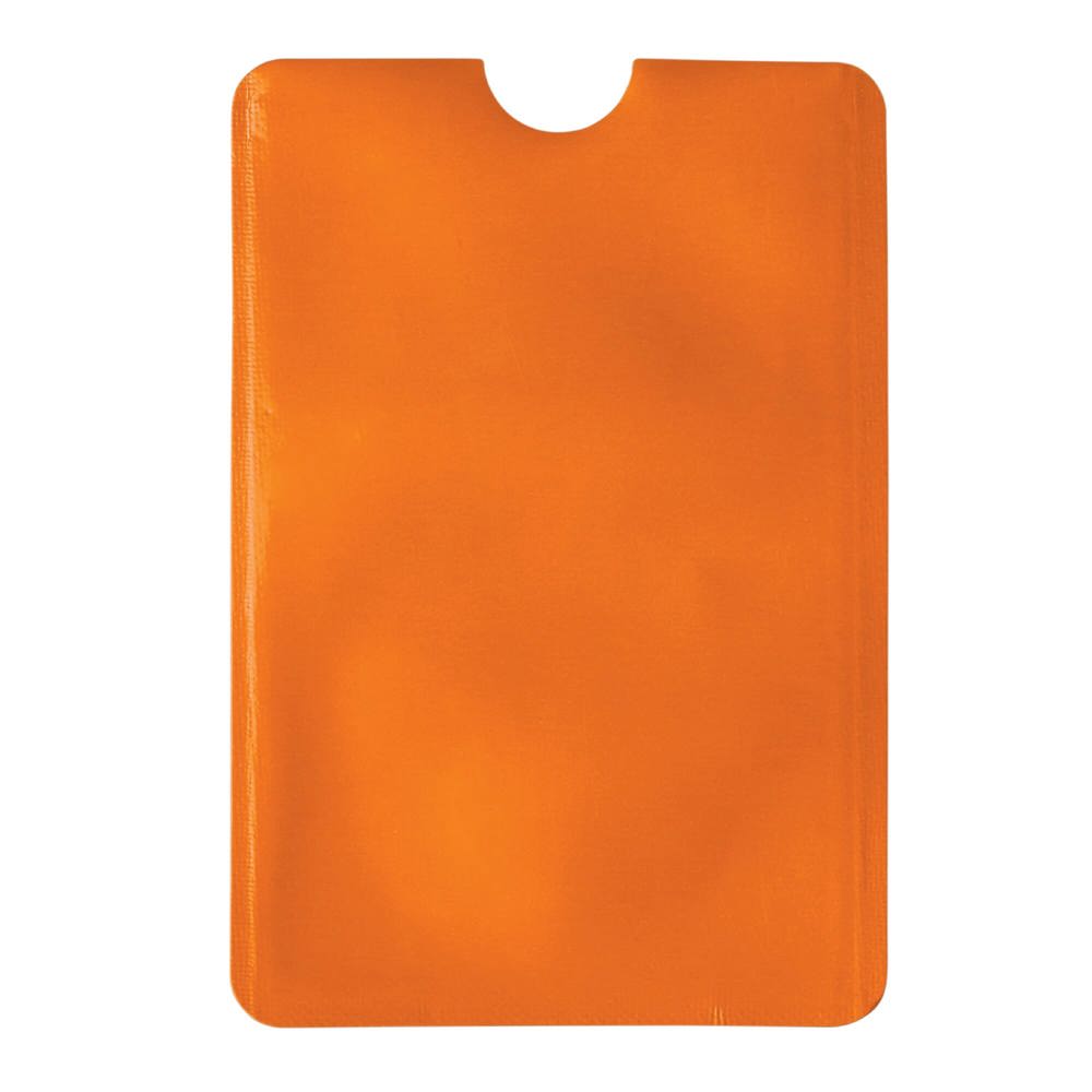 Kaarthouder soft anti-skimming - kopen of bedrukken - oranje