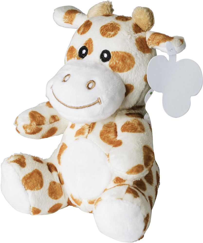 Pluche knuffelgiraf Naomi - voor bedrijven en relatiegeschenken