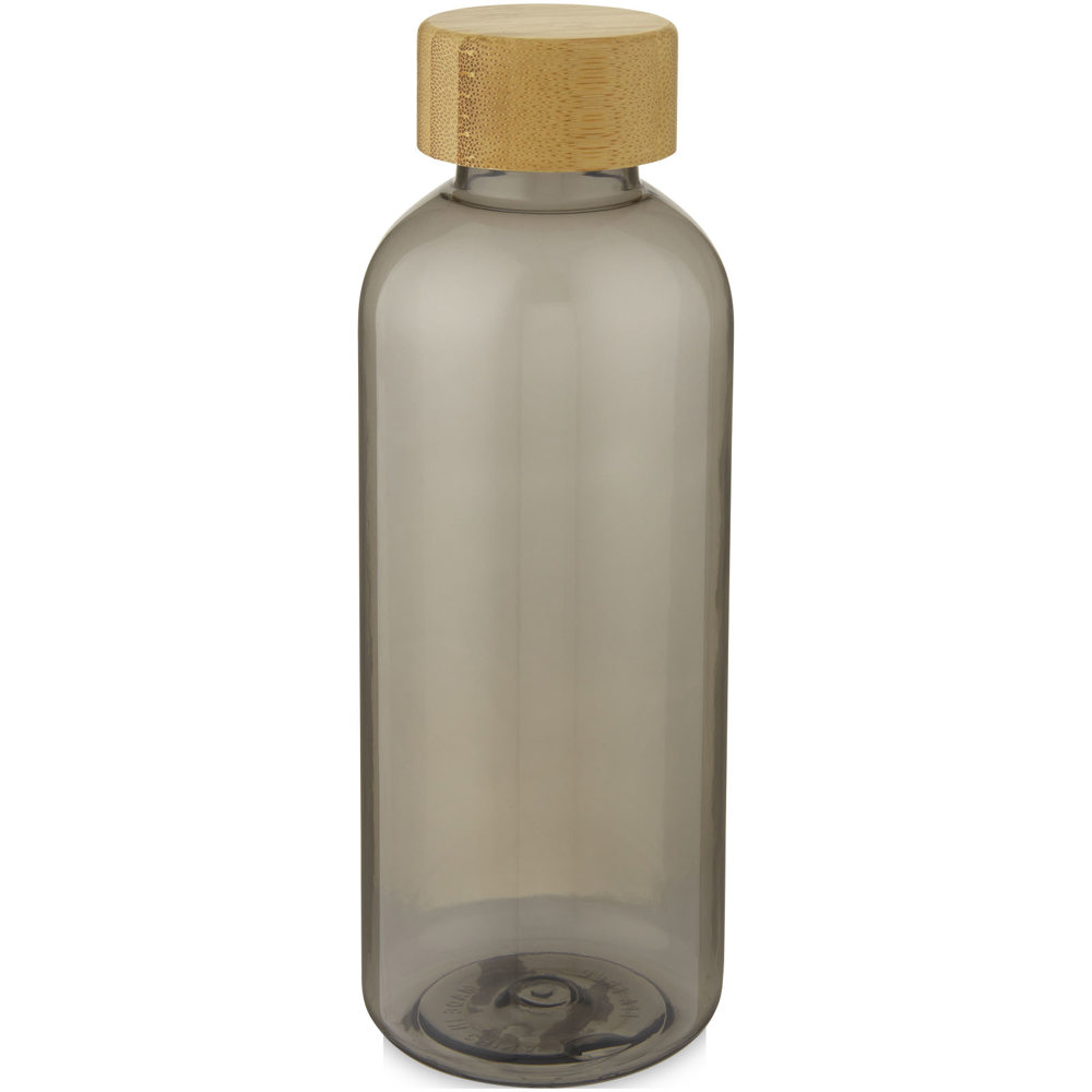 Ziggs 650 ml sportfles van gerecycled plastic - voor bedrijven en relatiegeschenken - Transparant houtskool