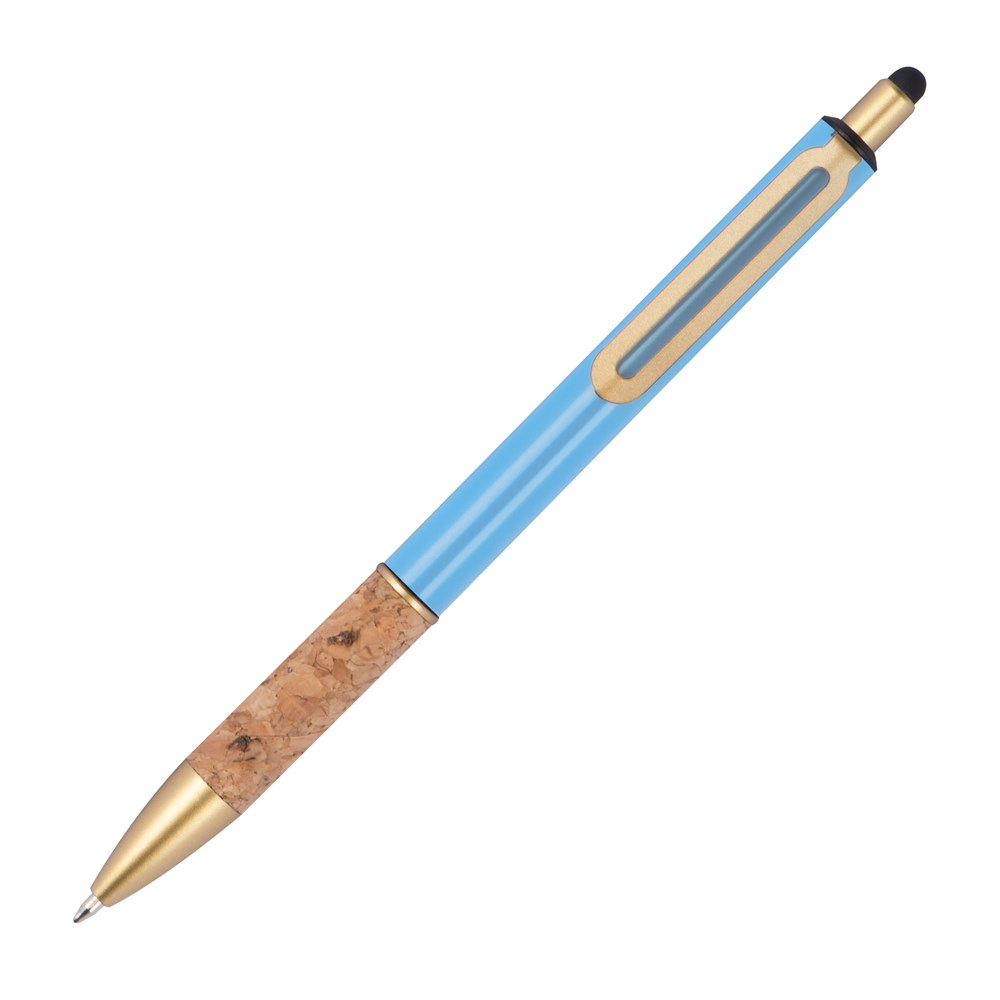 Pen met grip van kurk