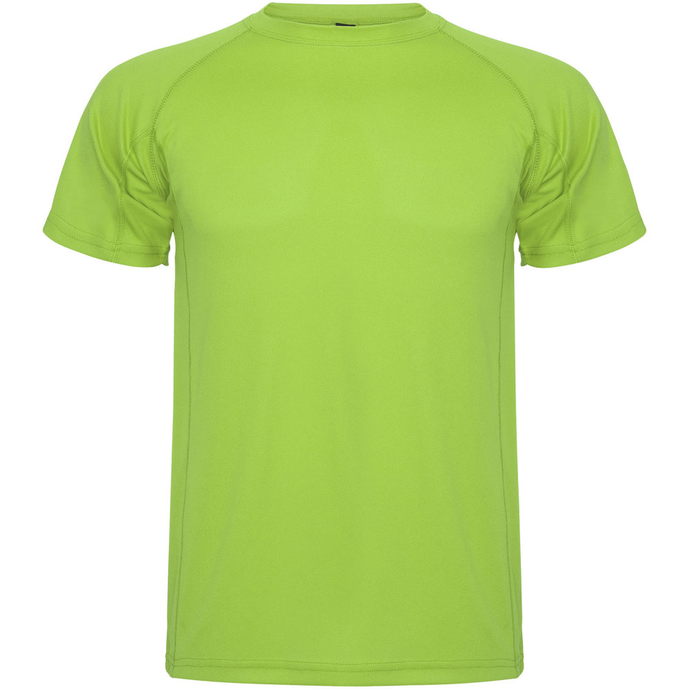 Montecarlo sportshirt met korte mouwen voor kinderen - voor bedrijven en relatiegeschenken - lime