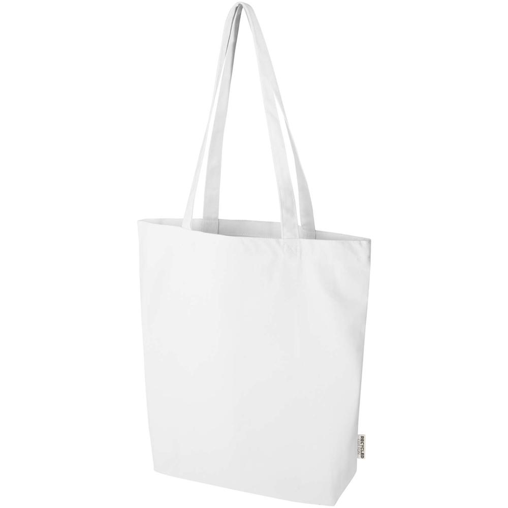 Florida GRS gerecyclede 270 g/m² draagtas 10L - voor bedrijven en relatiegeschenken - Wit