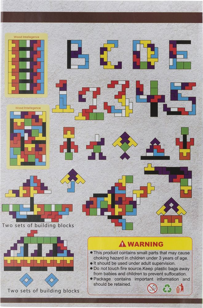 Houten puzzelspel Skyla