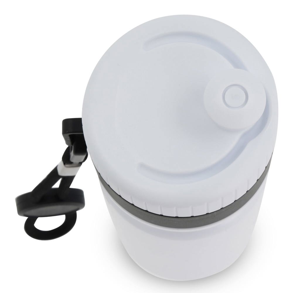 Sportbidon met rand en koord 750ml