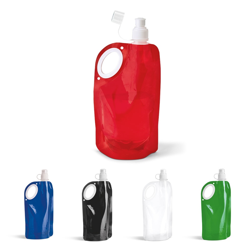 HIKE. Opvouwbare fles in PET, PA en PE 750 mL - met logo of onbedrukt bestellen