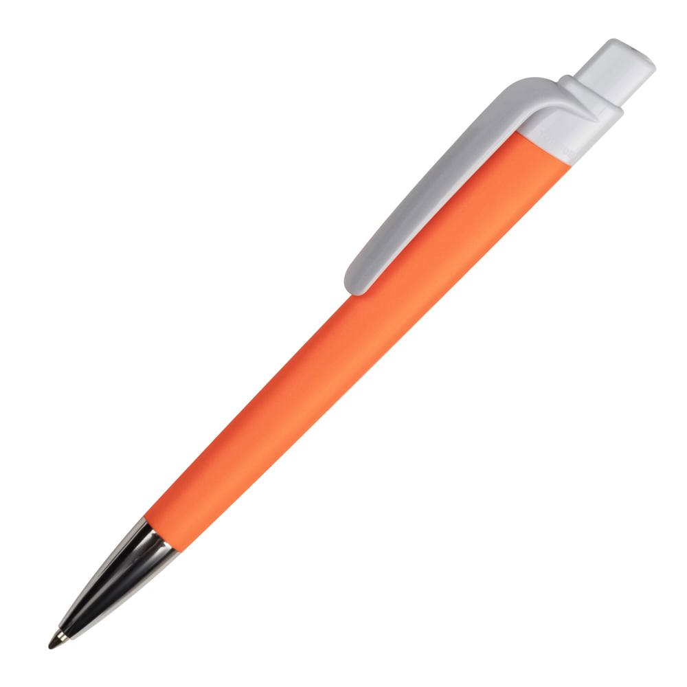 Balpen Prisma NFC - voor bedrijven en relatiegeschenken - Oranje / Wit