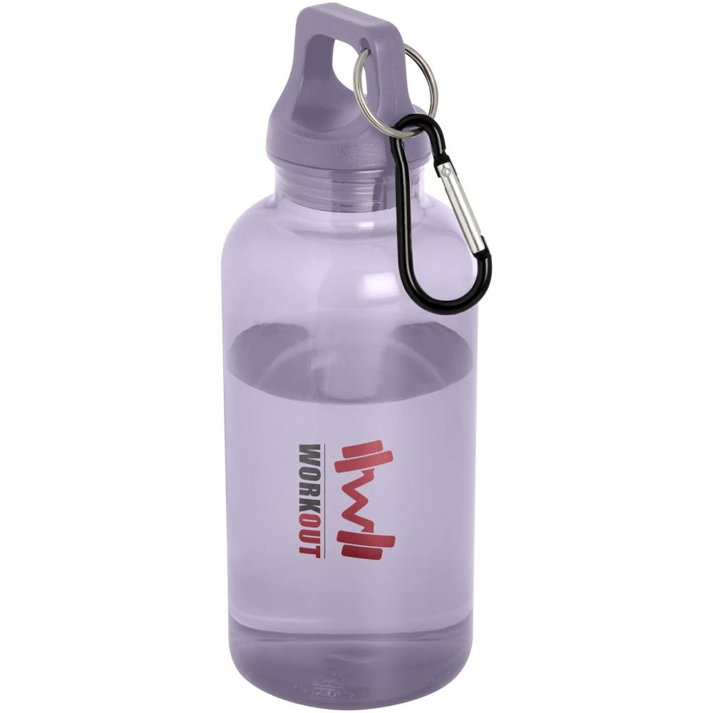 Oregon 400 ml waterfles van RCS-gecertificeerd gerecycled plastic met karabijnhaak