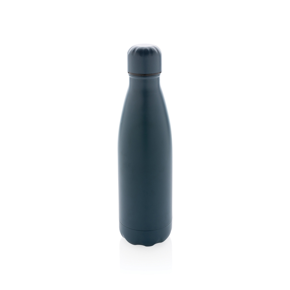 Unikleur vacuüm geïsoleerde roestvrijstalen fles 500 ml - bedrukt of onbedrukt verkrijgbaar - blauw (± PMS 7546C)