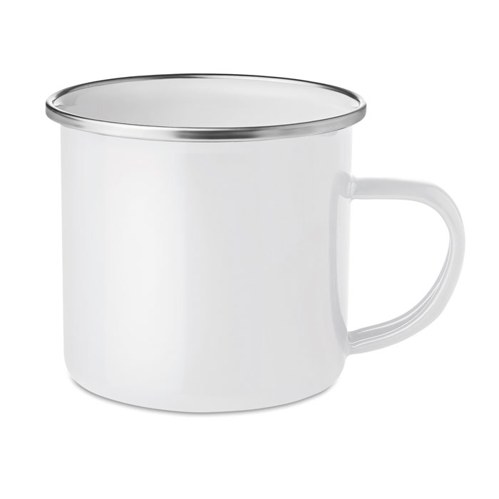 PLATEADO - Emaillen sublimatiemok 350 ml - voor bedrijven en relatiegeschenken