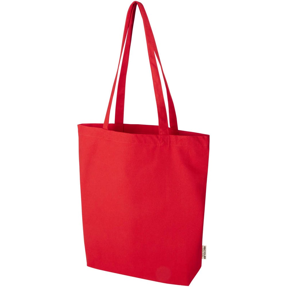 Florida GRS gerecyclede 270 g/m² draagtas 10L - voor bedrijven en relatiegeschenken - Rood