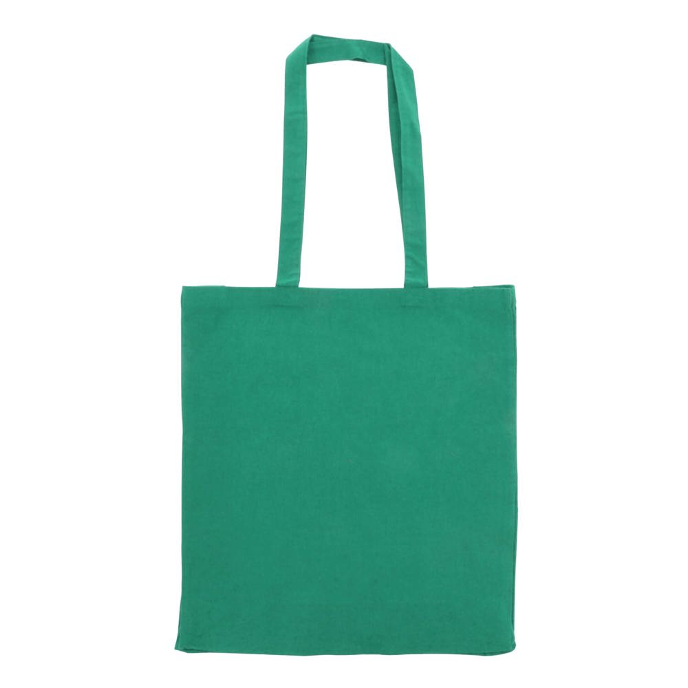 Draagtas gerecycled katoen met bodem 140g/m² 38x10x42cm