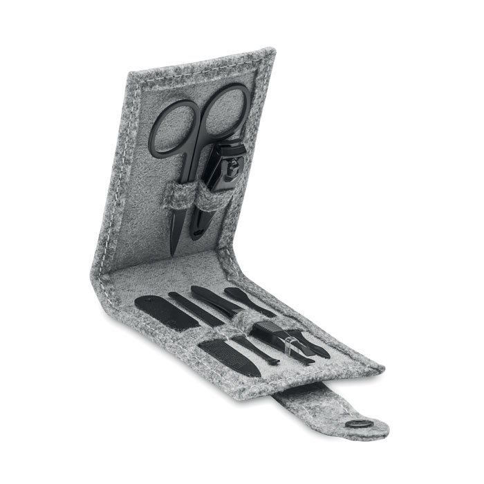 NAILKIT FELT - RPET vilt 6-delige manicureset - kopen of bedrukken